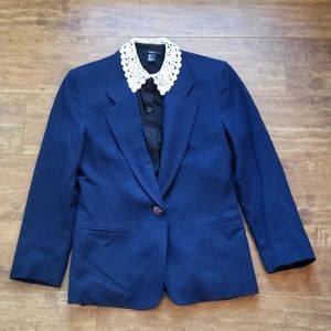 Navy Wool blazer